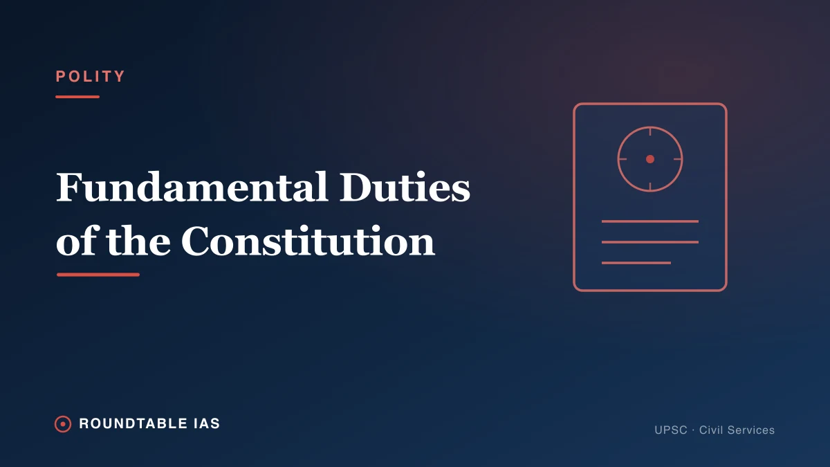 Fundamental Duties of the Indian Constitution: Article 51A Explained