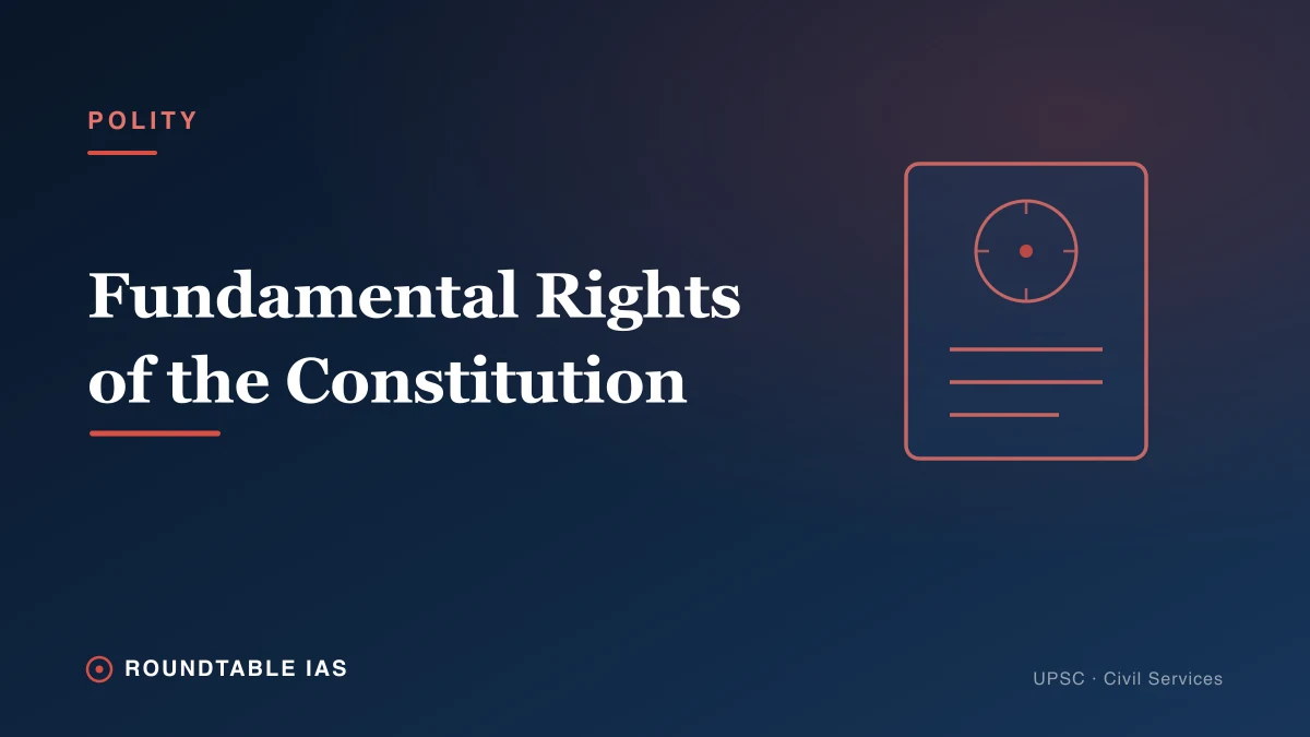Fundamental Rights of the Indian Constitution: Complete UPSC Guide