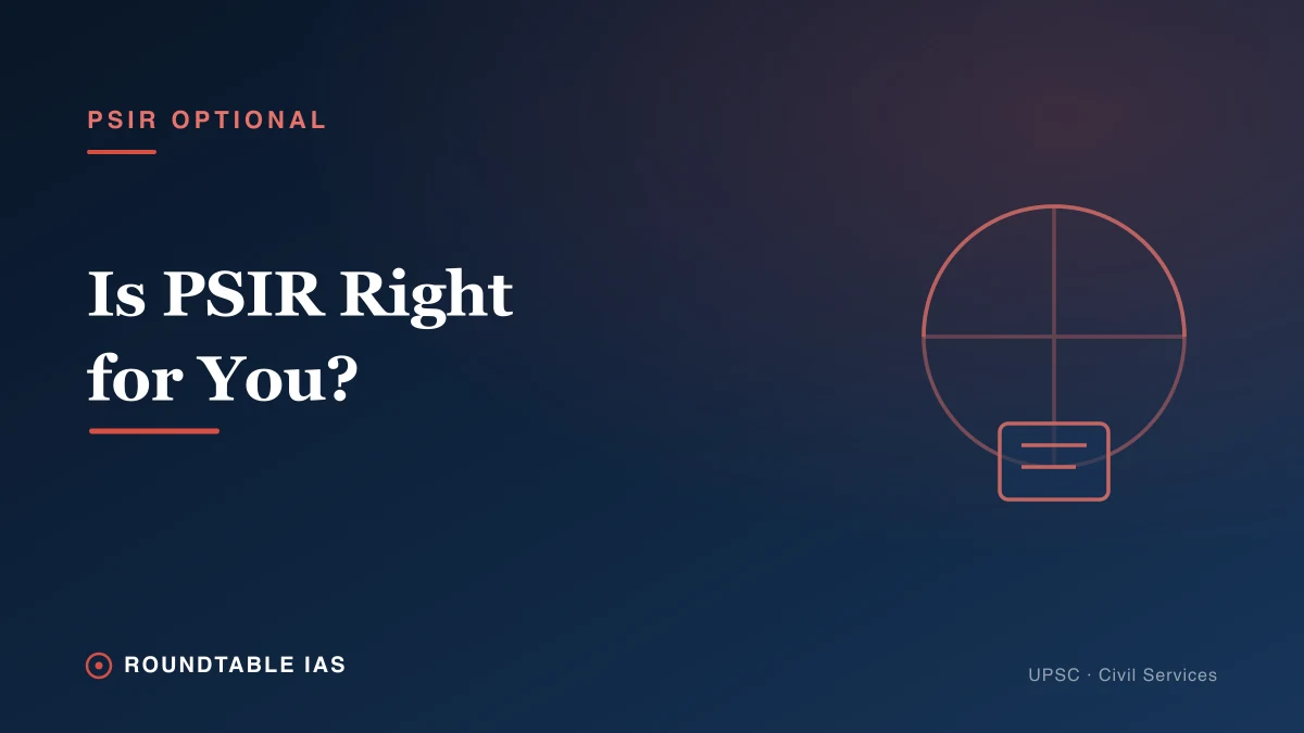 Is PSIR the Right Optional for You? An Honest Subject Overview