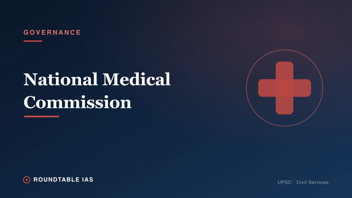 National Medical Commission (NMC): Structure and Role