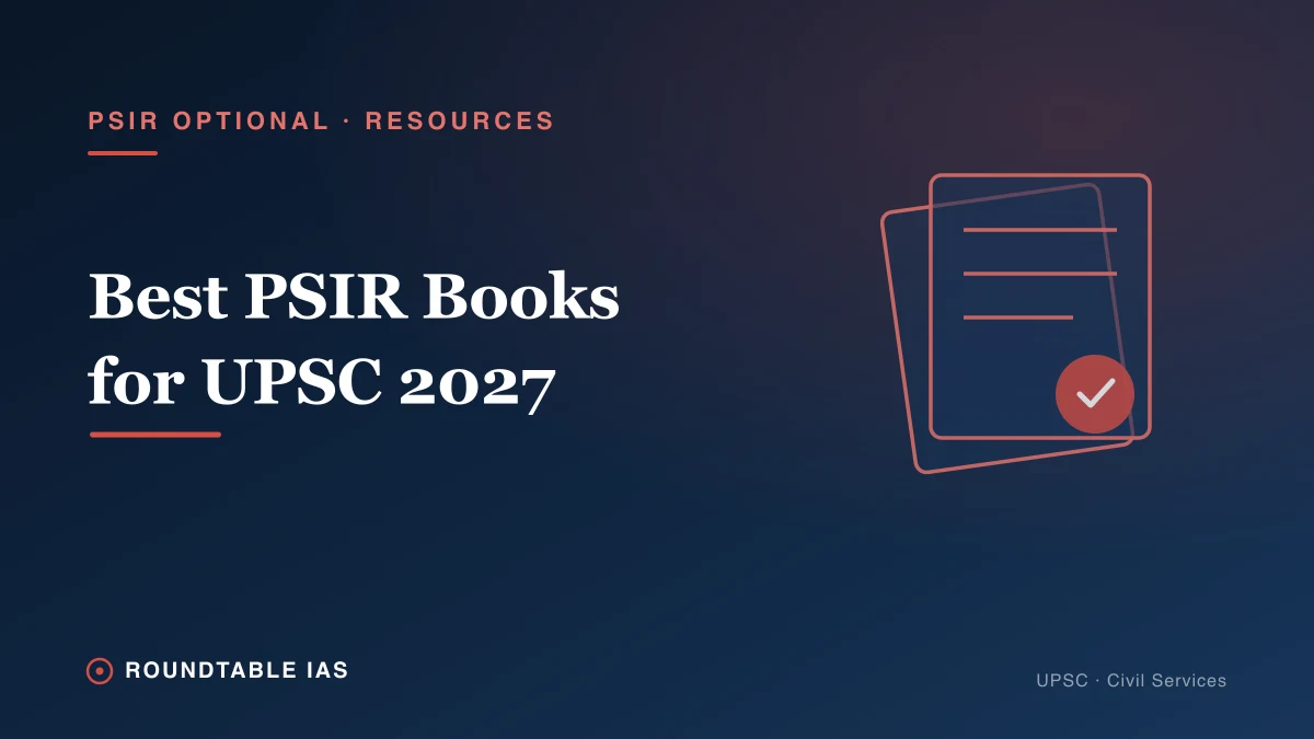 Best Books for Political Science Optional UPSC 2027