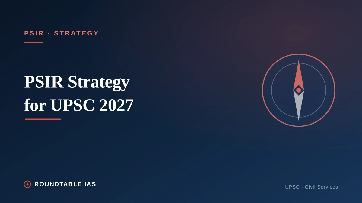 Best Political Science Optional Strategy for UPSC 2027: Complete PSIR Guide