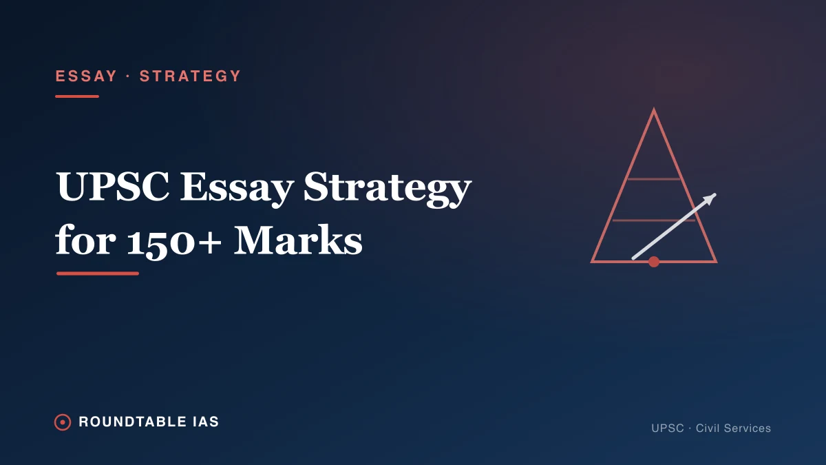 UPSC Essay Writing Strategy for 150+ Marks